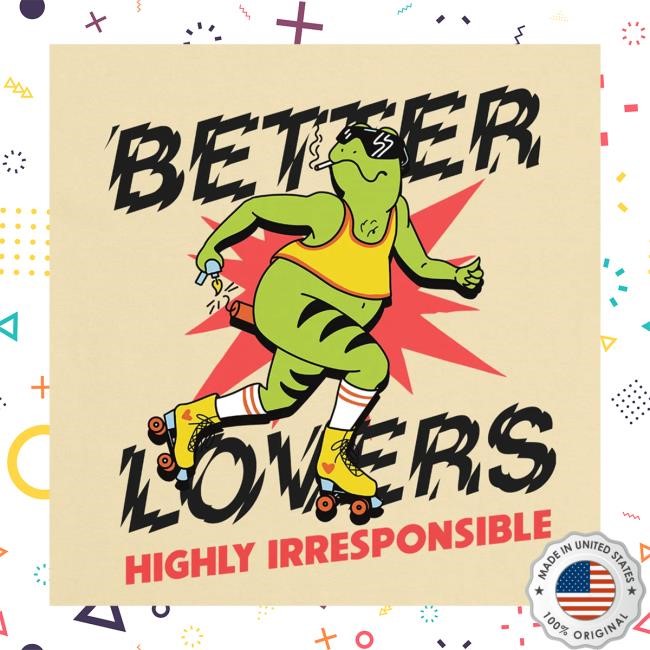 Betterloversband Store Better Lovers Roller Skating Frog Tank Top