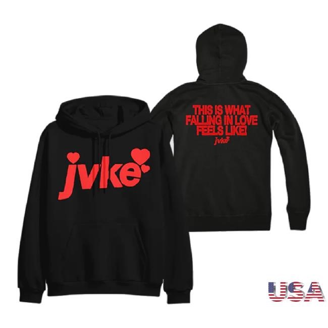 Official Falling In Love Black Sweater Pullover Its Jvke Shop Merch Store