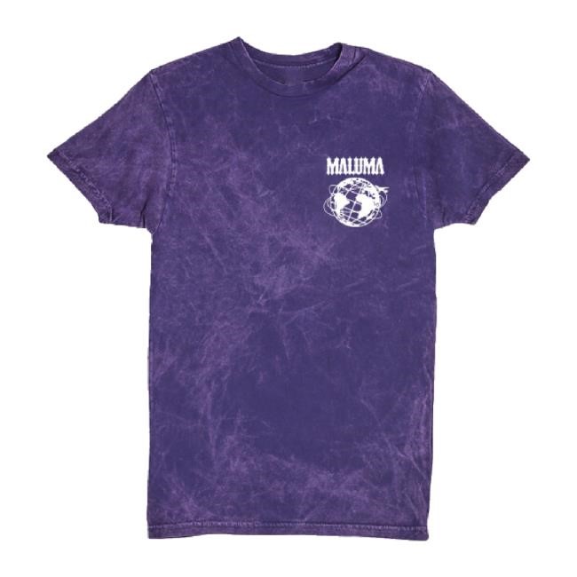Original Don Juan Camiseta Morada Con Lavado Ácido Long Sleeve T Shirt Maluma Shop Merch Store