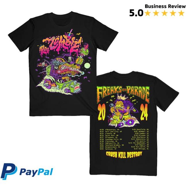 Rob Zombie Merch Store Werewolf With Freaks 2024 Itin Hoodie