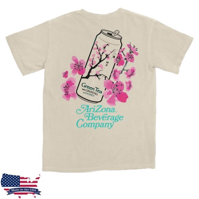 Arizona Merch Shop Store Official Arizona Beverage Company Green Tea T Shirts