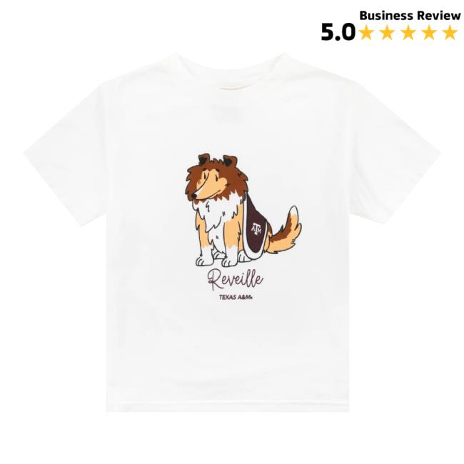 Official Texas A&M Youth Reveille Drawing Long Sleeve T Shirt Aggieland Out Fitters Shop