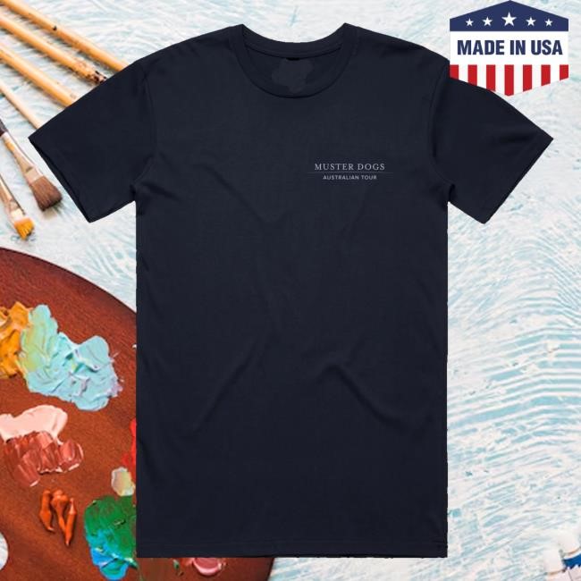 Abc Merch Shop Muster Dogs Tour Tee - Navy Crewneck Sweatshirt