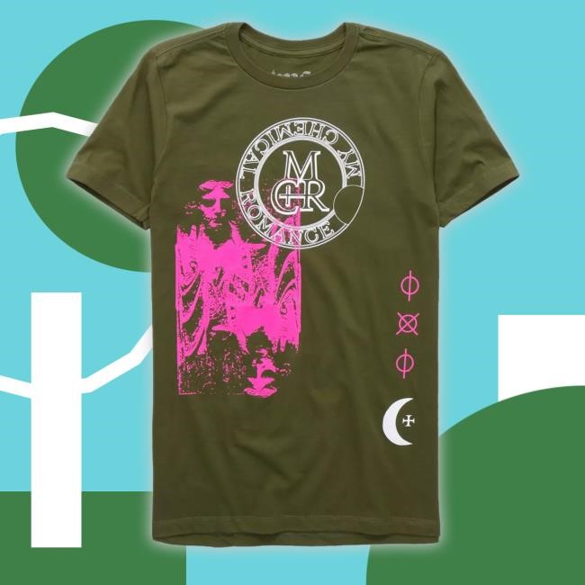 My Chemical Romance Esoteric Statue Girls Tee Shirt Twinkatron5000