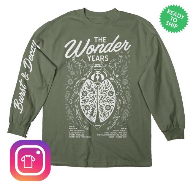 The Wonder Years "Junebug" Crewneck Sweatshirt Loneliest Place On Earth Mech Store