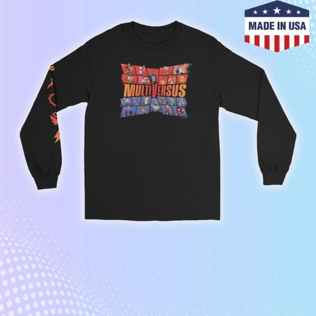 Trending Multiversus Characters Long Sleeve Crewneck Sweatshirt