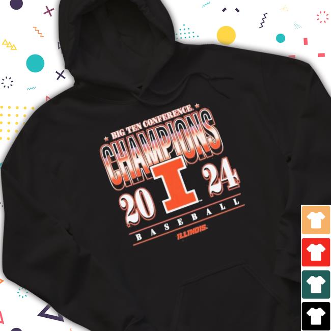 Original Illinois Baseball 2024 B1g Regular Season Champions Big Ten Conference Sweatshirt Original Illinois Baseball 2024 B1g Regular Season Champions Big Ten Conference T-Shirt