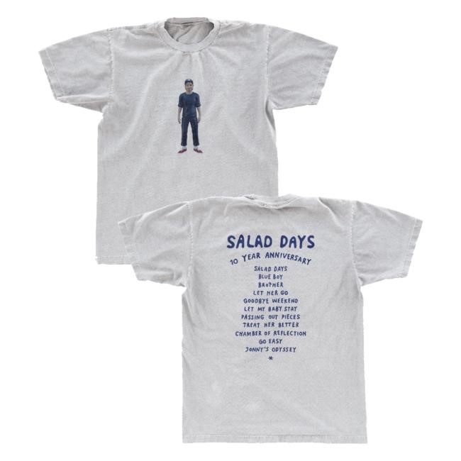Mac’S Record Label Merch Mac Demarco 10 Year Anniversary Salad Days T-Shirt