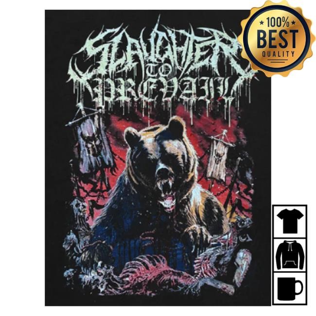 Slaughter To Prevail Bear Hoodie Sweatshirt