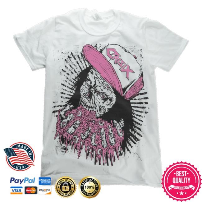 Crisix Official Store Ultra Thrash Zombie Pink Tee