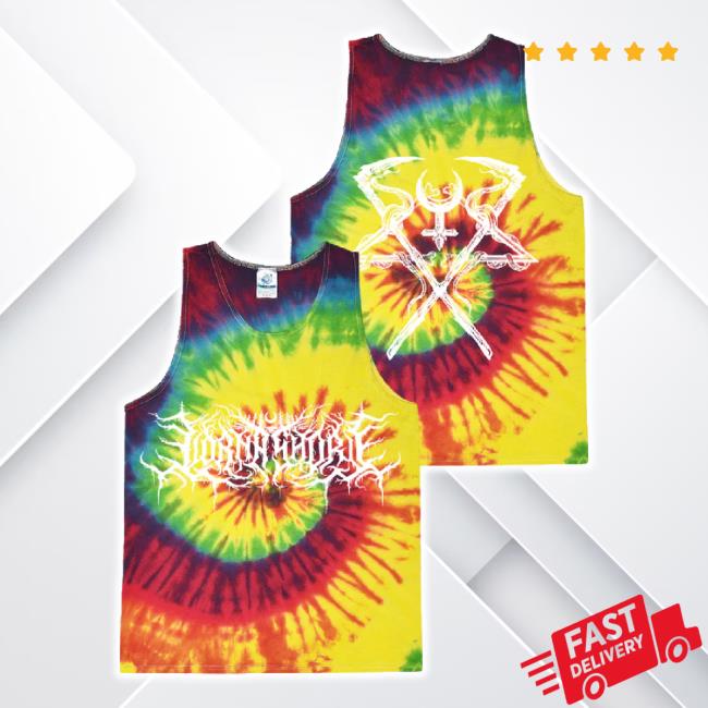 Trending Lornashorestore Merch Store Shop Lorna Shore Logo Tie Dye Sweaters (Rainbow) Lornashorestore Shop