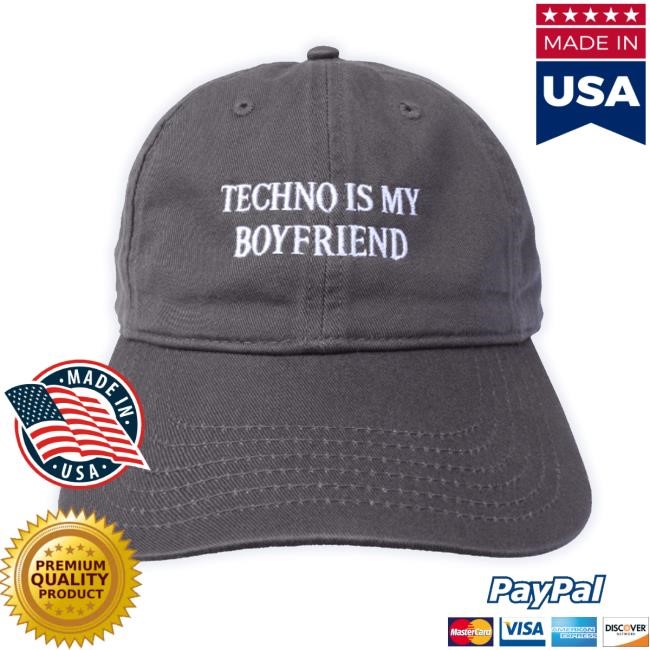 Official Trending Nssmag Store Techno Is My Boyfriend hats