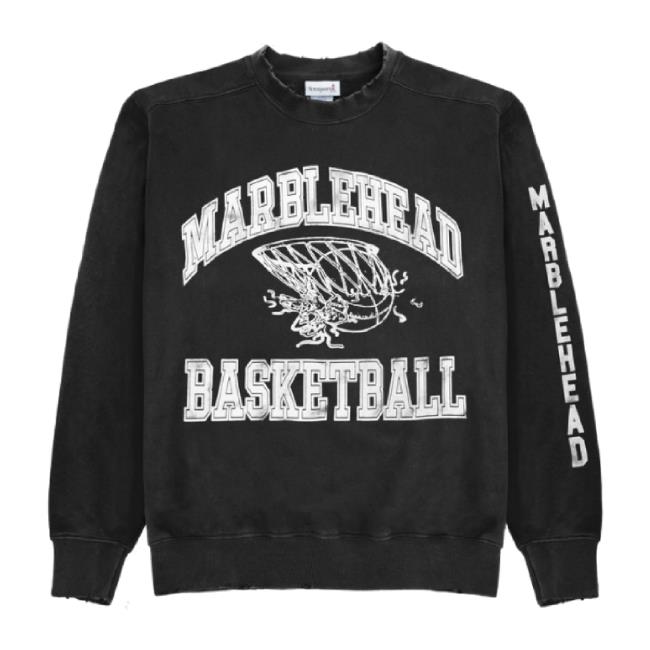 Original Marblehead Bball Rugged Hoodie - Black Denim First Port Company Shop