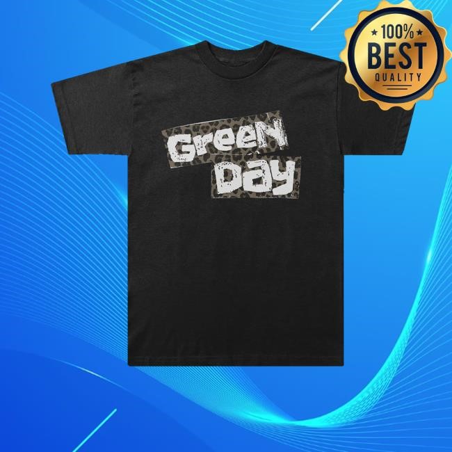 Greenday Merch Store Shop Cheetah Logo Classic Shirt