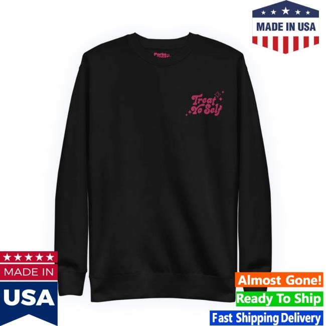 Official Parks And Recreation Treat Yo Self Embroidered Funny Shirt