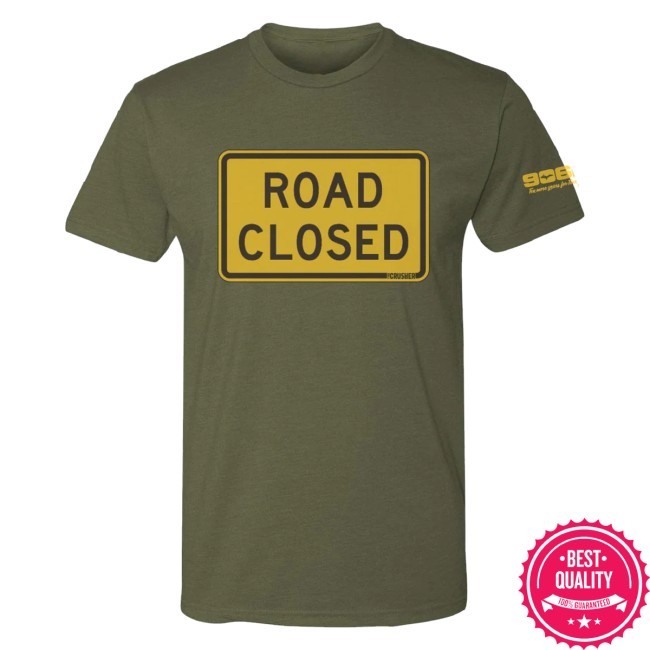 Official 906 Adventure Gear Merch Crusher 2025 Road Closed Crewneck Sweatshirt