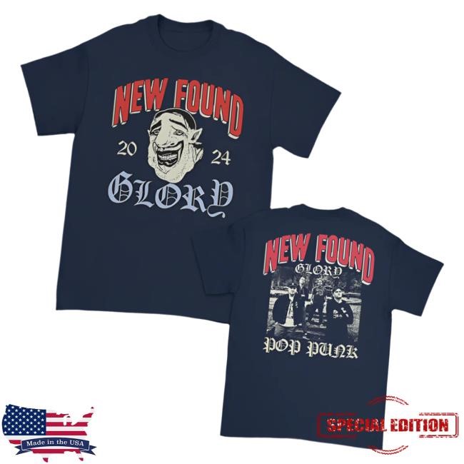 Trending New Found Glory Official Store Merch 2024 Pop-Punk Sweaters Navy