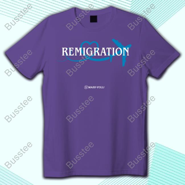 Martin Sellner Wearing Remigration Long Sleeve T Shirt
