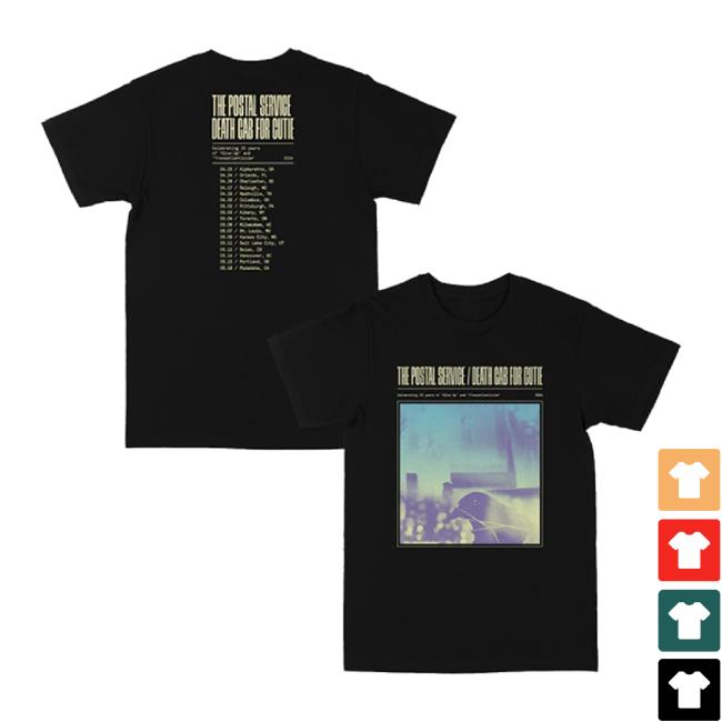 Official Tps Dcfc Spring 2024 Anniversary Tour Hoodie Sweatshirt Postal Service Music Shop