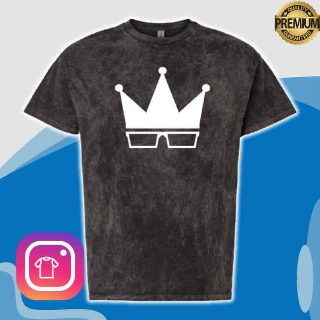 Original Acid Wash Classic Shirt White Crown Frame Rate Merch Store Shop