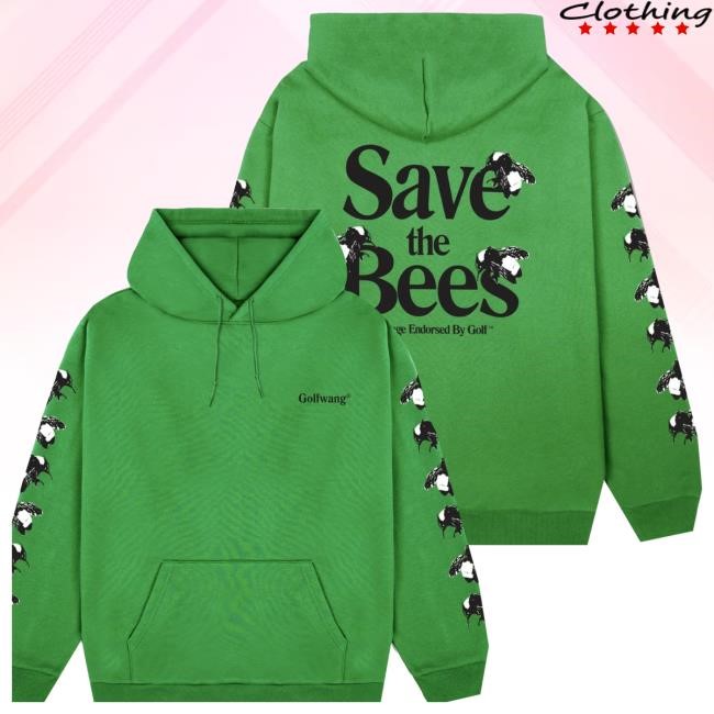 Chromakopia Merch - Chromakopia Save The Bees Green Crewneck Sweatshirt