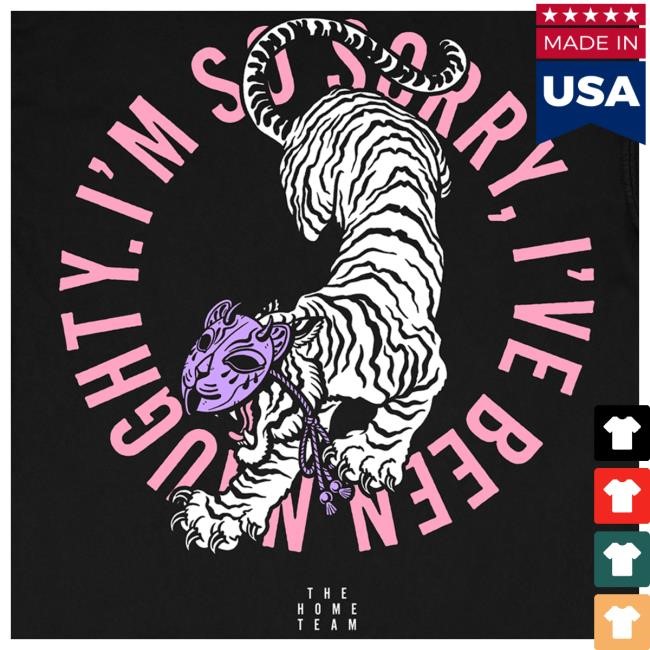 Official The Home Team Merch Store Naughty Tiger Crewneck Sweatshirt