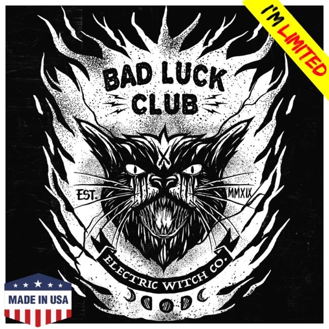 Electric Witch Merch Shop Bad Luck Club New Shirt