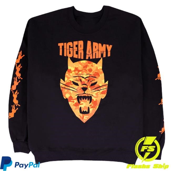 Merch Connection Inc Merch Tiger Army Devil Tiger Sweatshirt