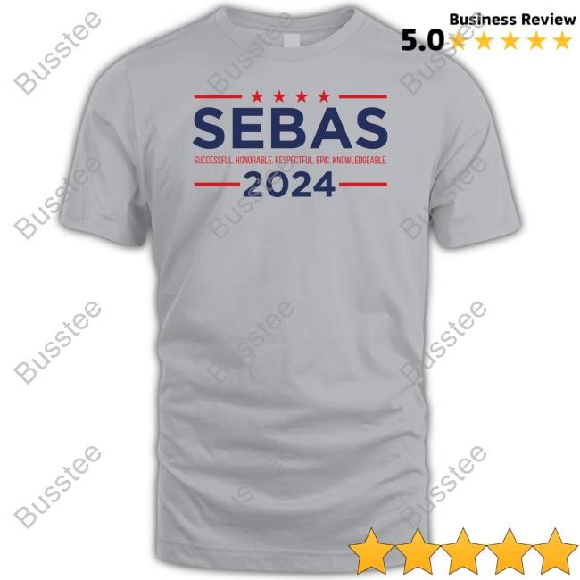 Baylenlevine Store Sebas For President 2024 New Shirt
