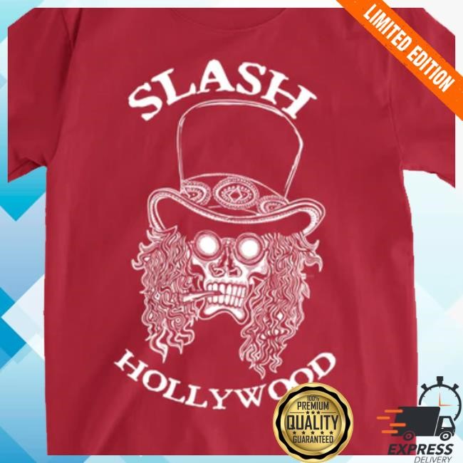 Hollywood Skull Red Shirt