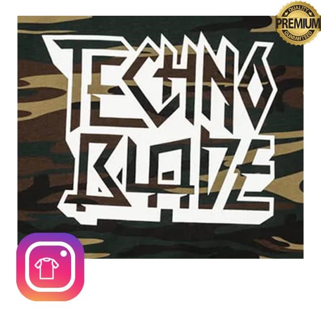 Techno Blade Camo Wordmark New Shirt