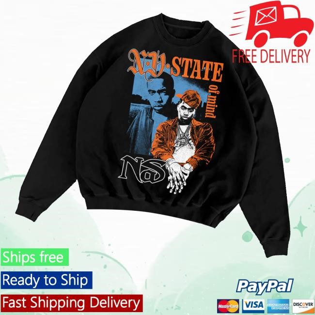 Nasirjones Merch Store Shop Ny State Of Mind Sweatshirt
