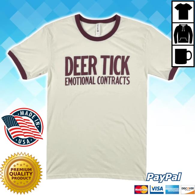 Trending Deer Tick Merch Store Deer Tick Emotional Contracts Ringer Classic Shirt Hellomerch Shop
