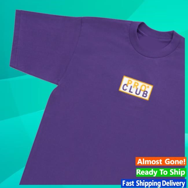 Shopproclub Store Pro Club Heavyweight Short Sleeve Embroidered Box Logo Youth T Shirt