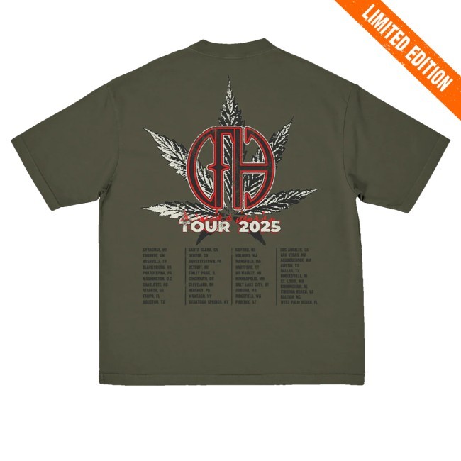 Trending Pantera Store Merch Smoking Skull 2025 Tour T-Shirt
