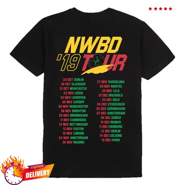Loyle Carner Official Store Merch Nwbd 2019 Tour Short Sleeve Tee