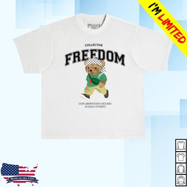 Official Wearthepeace Merch Freedom Bear Hoodie