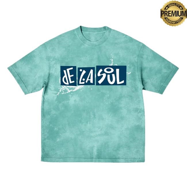 De La Soul Store Clear Lake Audiotorium Tie-Dye Tee Shirt