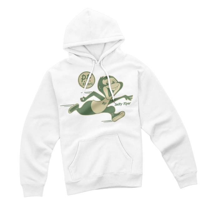 Official Pf Flyers Merch Swiftie Flyer Hoodie White Tee