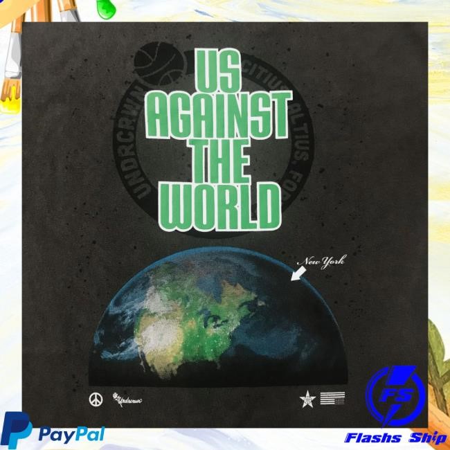 Against The World Tee Shirt Vintage Black