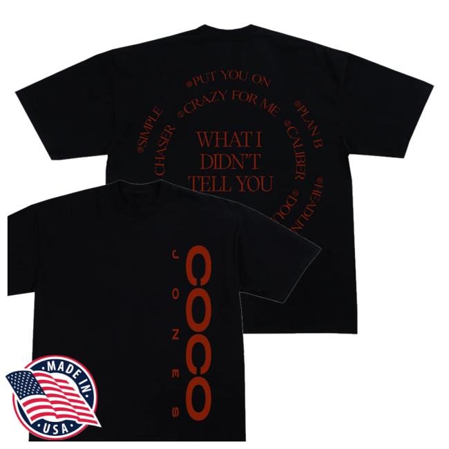Official What I Didn't Tell You Black Tank Top
