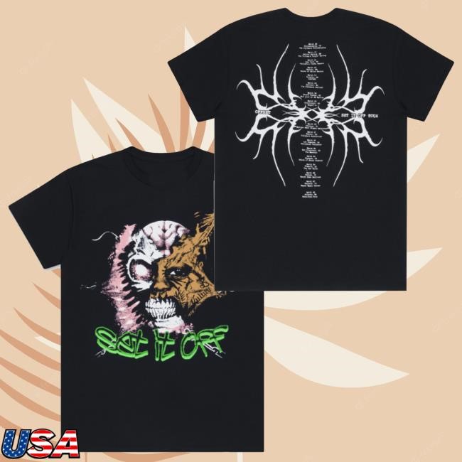Offset Official Merch Face Rip Tee Shirt