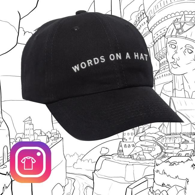Raygunsite Merch Words On A Hat Baseball Cap