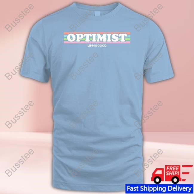 Lifeisgood Store Optimist Life Is Good Retro Stripe Textured New Shirt