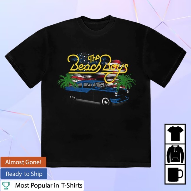 Trending The Beach Boys Merch Vintage Car Tee Shirt
