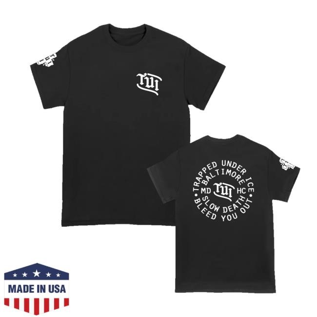 Trapped Under Ice Merch Trapped Under Ice Bleed You Out Tee Shirt Allinmerch