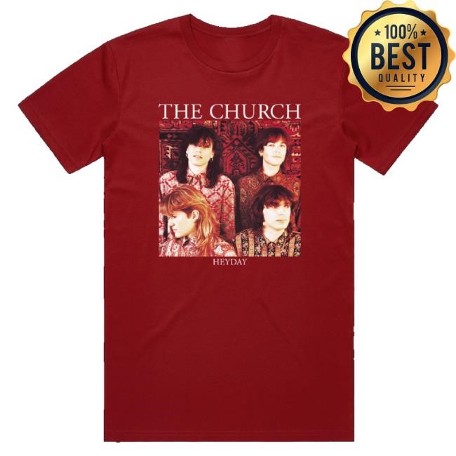 Official The Church Merch Heyday Burgunday Tank Top