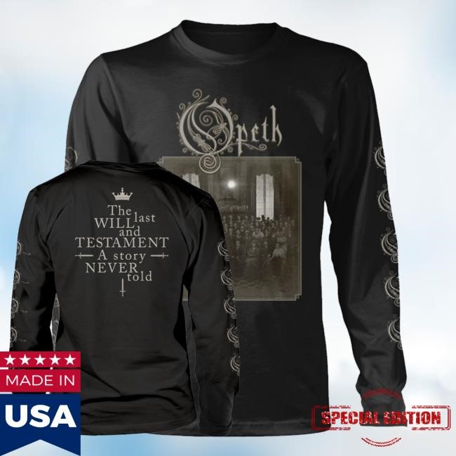 Eyesoremerch Opeth The Last Will And Testament Tank Top