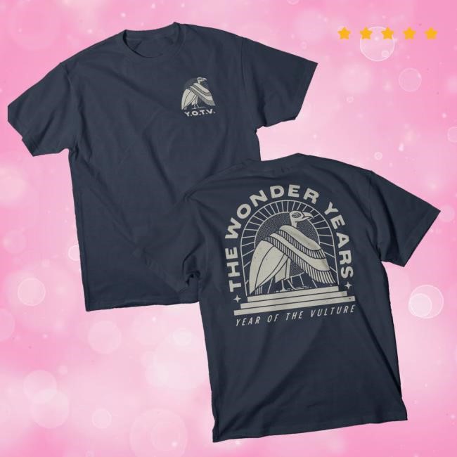Loneliest Place Earth Merch Store The Wonder Years Year Of The Vulture Hooded Sweatshirt