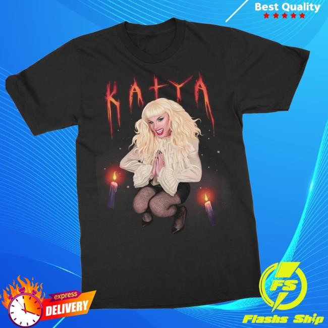 Official Drag Queen Merch Katya Beau Kaufman Illustration Tee Shirt